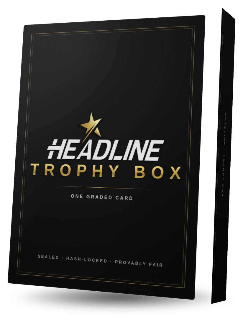 A sealed Headline Trophy Box
